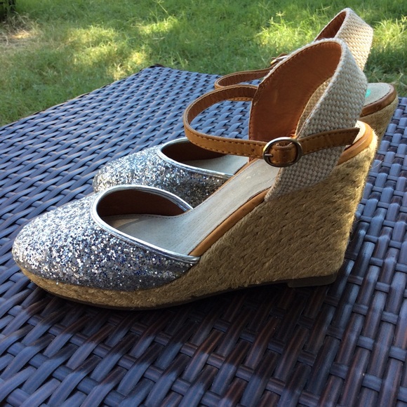XTI ESPADRILLE GLITTER SANDALS - Picture 3 of 8